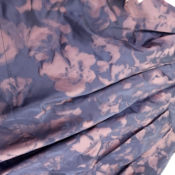 New Talbots Black Brown Floral Skirt Sz 4P - Picture 10 of 13